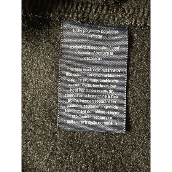 Tommy Hilfiger Black Fleece Zip Up Hooded Jacket Women’s Medium Long Coat - Picture 11 of 14